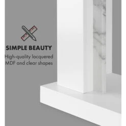 Studio Frame II Boîtier De Cheminée MDF Décoration Marbre 11 Studio Frame II Boîtier De Cheminée MDF Décoration Marbre -Chauffe Soldes 41900202 5