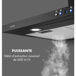Limelight Hotte Murale Aspirante 90cm 600 M³/h Classe A++ - Noir 9 Limelight Hotte Murale Aspirante 90cm 600 M³/h Classe A++ - Noir -Chauffe Soldes 42753348 3