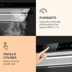 Mariana Neo 60 Capot Hotte Casquette 60 Cm 640 M³ / H D'extraction D'air LED -Chauffe Soldes 42753362 4