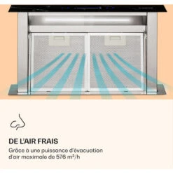 Hotte Aspirante Royal Flush Eco 60 cm 576 m³/h A+ 10 Hotte Aspirante Royal Flush Eco 60 cm 576 m³/h A+ -Chauffe Soldes 53056807 4