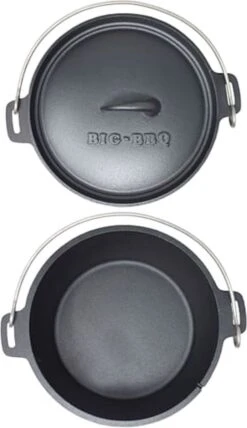 Klarstein Galloway Dutch Oven 12.0 - Marmite - Poêle à Barbecue Avec Couvercle - Fonte 12 Klarstein Galloway Dutch Oven 12.0 - Marmite - Poêle à Barbecue Avec Couvercle - Fonte -Chauffe Soldes 693x1200