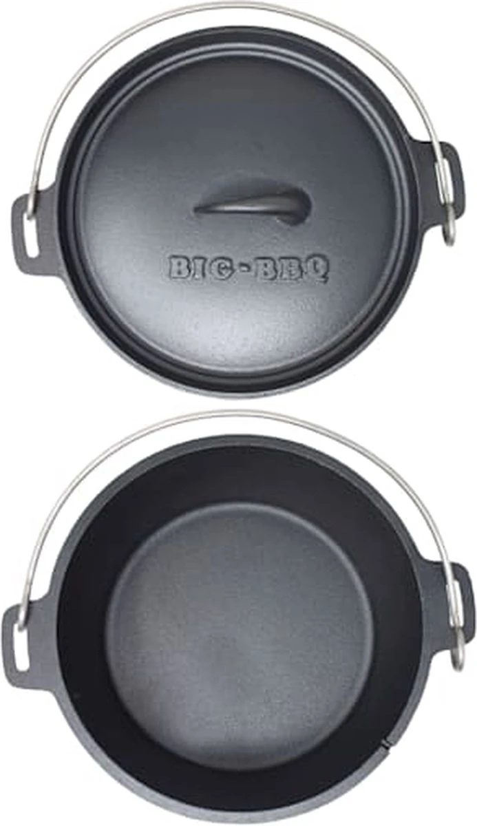 Klarstein Galloway Dutch Oven 12.0 - Marmite - Poêle à Barbecue Avec Couvercle - Fonte 6 Klarstein Galloway Dutch Oven 12.0 - Marmite - Poêle à Barbecue Avec Couvercle - Fonte - Image 4