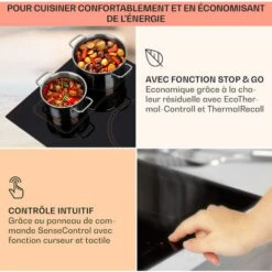Plaque De Cuisson à Induction - Victoria 5 Flex - Encastrable 7400 W 2 Zones Flex Minuterie - Noir -Chauffe Soldes 81978024 4