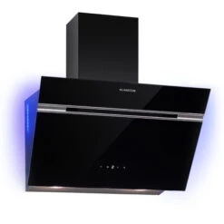 Hotte Aspirante - Klarstein Alina 60 Smart - 594 M³/h Led Lumière D'ambiance - Noir