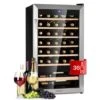Cave à Vin - Klarstein Vinamour 32 Uno - 1 Zone - 95 L / 36 Bouteilles - 4 - 18 °C - 43 DB - éclairage - Commande Tactile - Gris -Chauffe Soldes 82701303 1