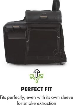 Housse De Protection De Klarstein De Bœuf Klarstein , Housse De Barbecue, Résistant Aux Intempéries, Surface Lavable, Toile Oxford Noire -Chauffe Soldes 832x1200