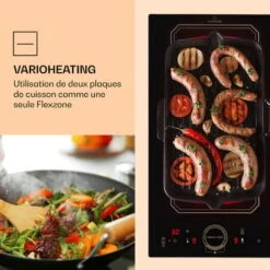 Plaque De Cuisson - Klarstein Victoria Domino - à Induction Encastrable 3500 W - Minuterie - Noir -Chauffe Soldes 87083847 3