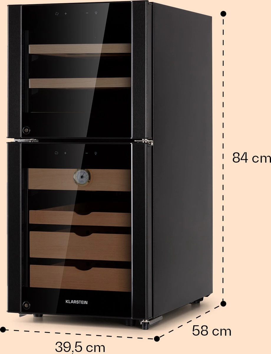 Cave à Cigares Et Cave à Vin El Dorado 89 Touch 89 Litres LED 10 Cave à Cigares Et Cave à Vin El Dorado 89 Touch 89 Litres LED - Image 8