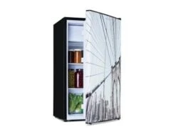 Combiné Réfrigérateur-congélateur - Klarstein CoolArt - 79L - Porte Design - Cool City