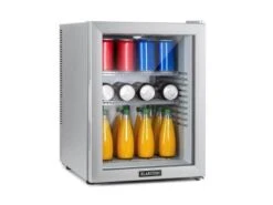 Klarstein - Brooklyn 42 Mini-réfrigérateur Porte Vitrée Compartiments Led