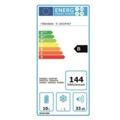 Frosty Mini Frigo Réfrigérateur Compact 10L 65W Classe A+ - Noir