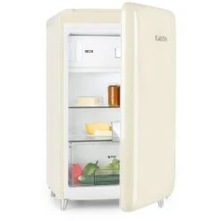 PopArt Retro Réfrigérateur 118 Litres Compartiment Congélateur : 13 Litres Température Réglable
